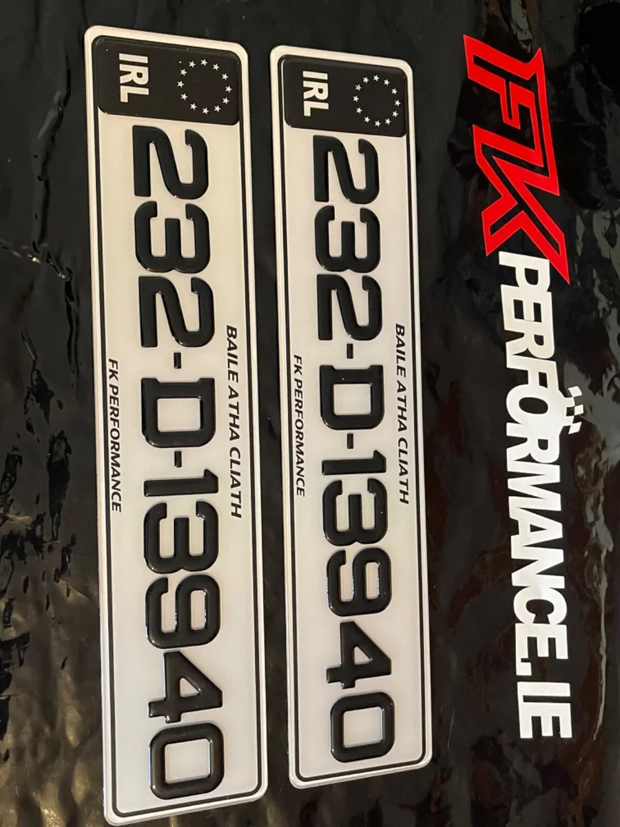 Ultimate gel number plates