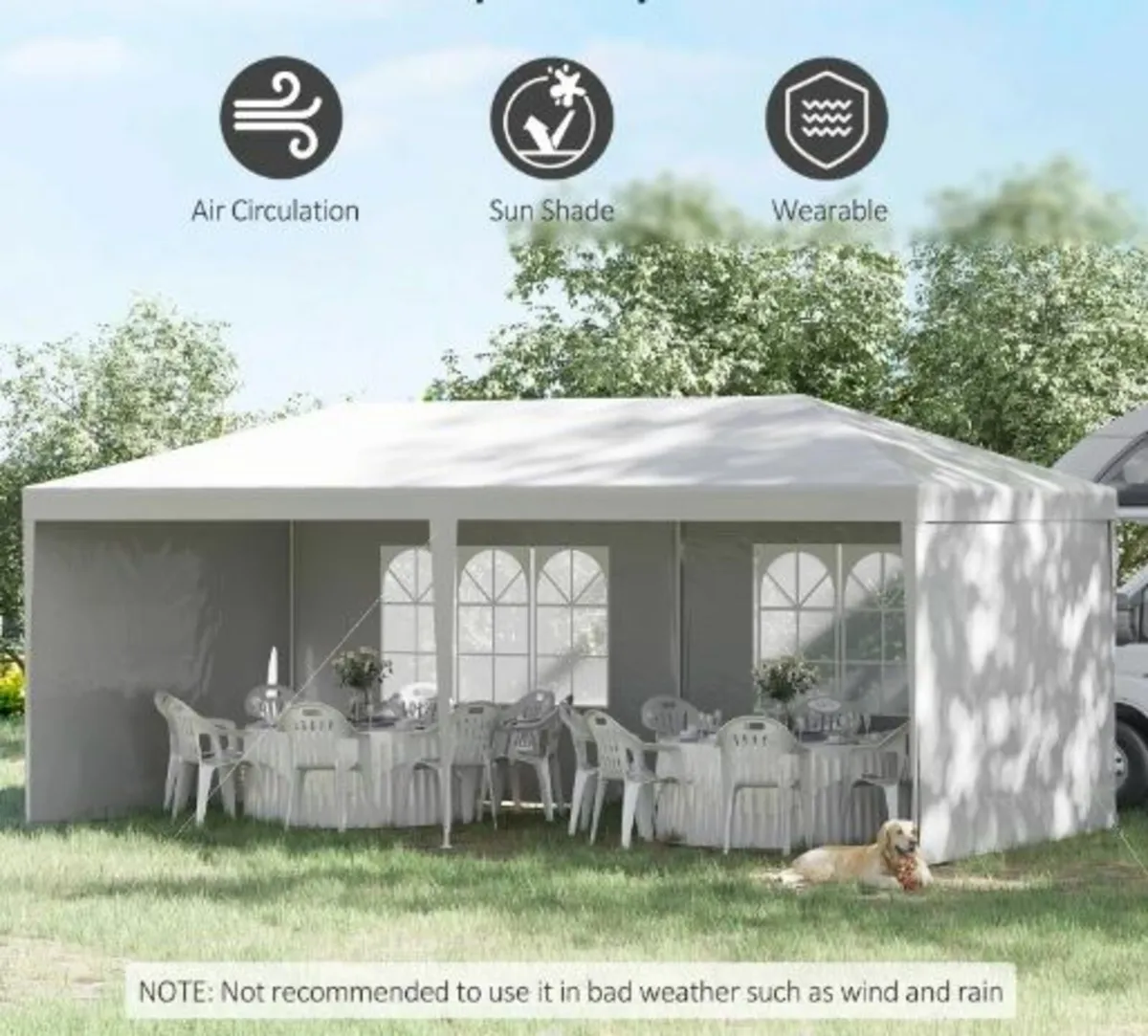 MARQUEE GAZEBO  6M X 3M - Image 3