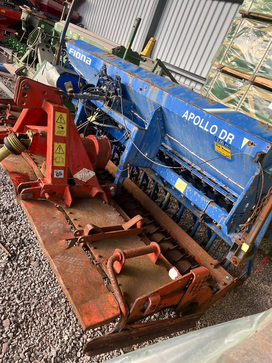 Kuhn Power Harrow with Fiona drill - Image 1