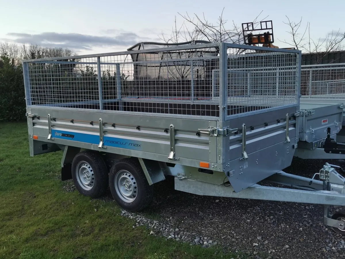 9 x 5 Twin Axle Dropside Trailer Braked - Image 1