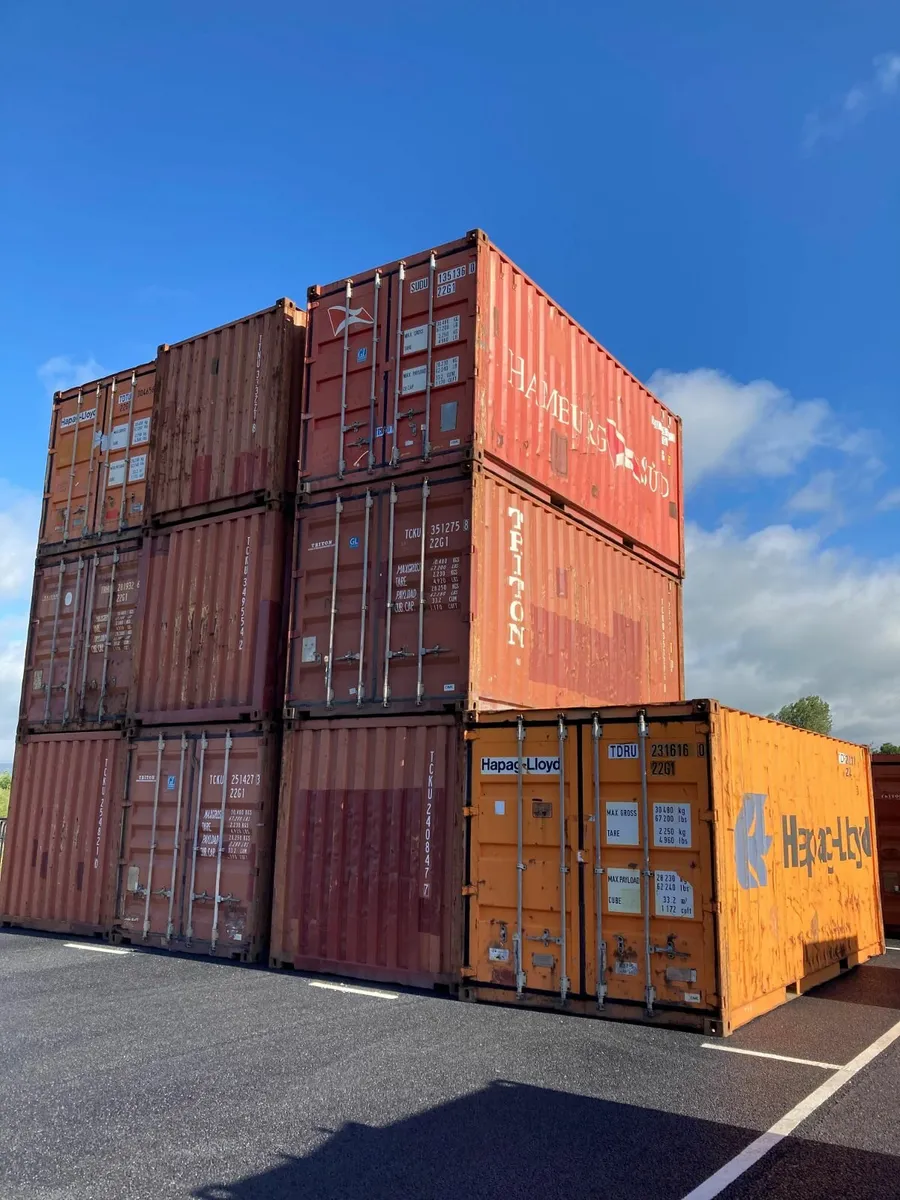 20FT X 8FT SHIPPING CONTAINERS FOR SALE - Image 2