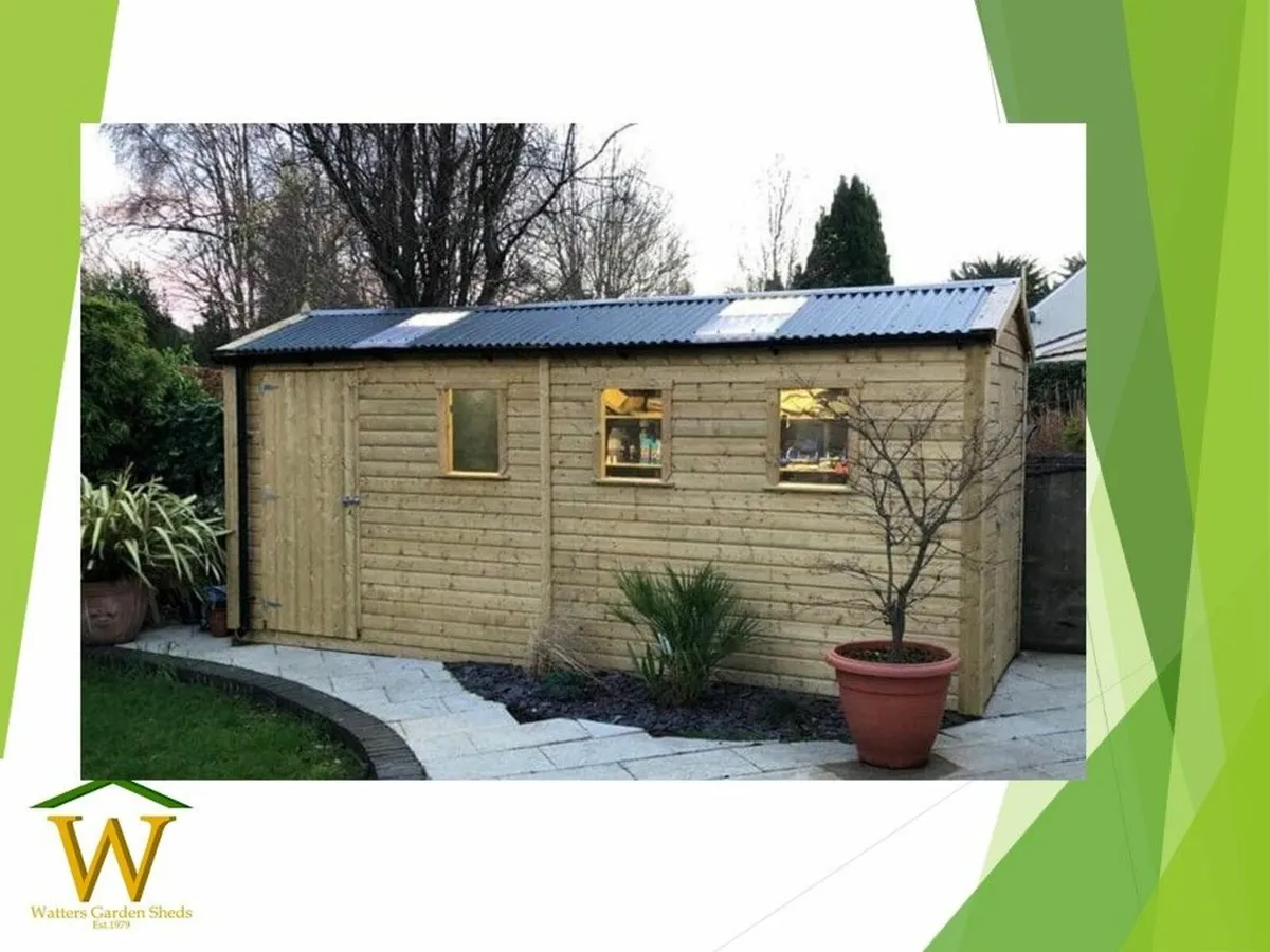 Steel Sheds ,Timber sheds with roofs for sale . - Image 2