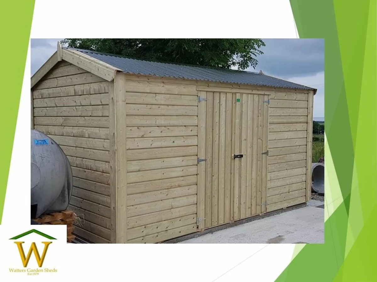 Steel Sheds ,Timber sheds with roofs for sale . - Image 4