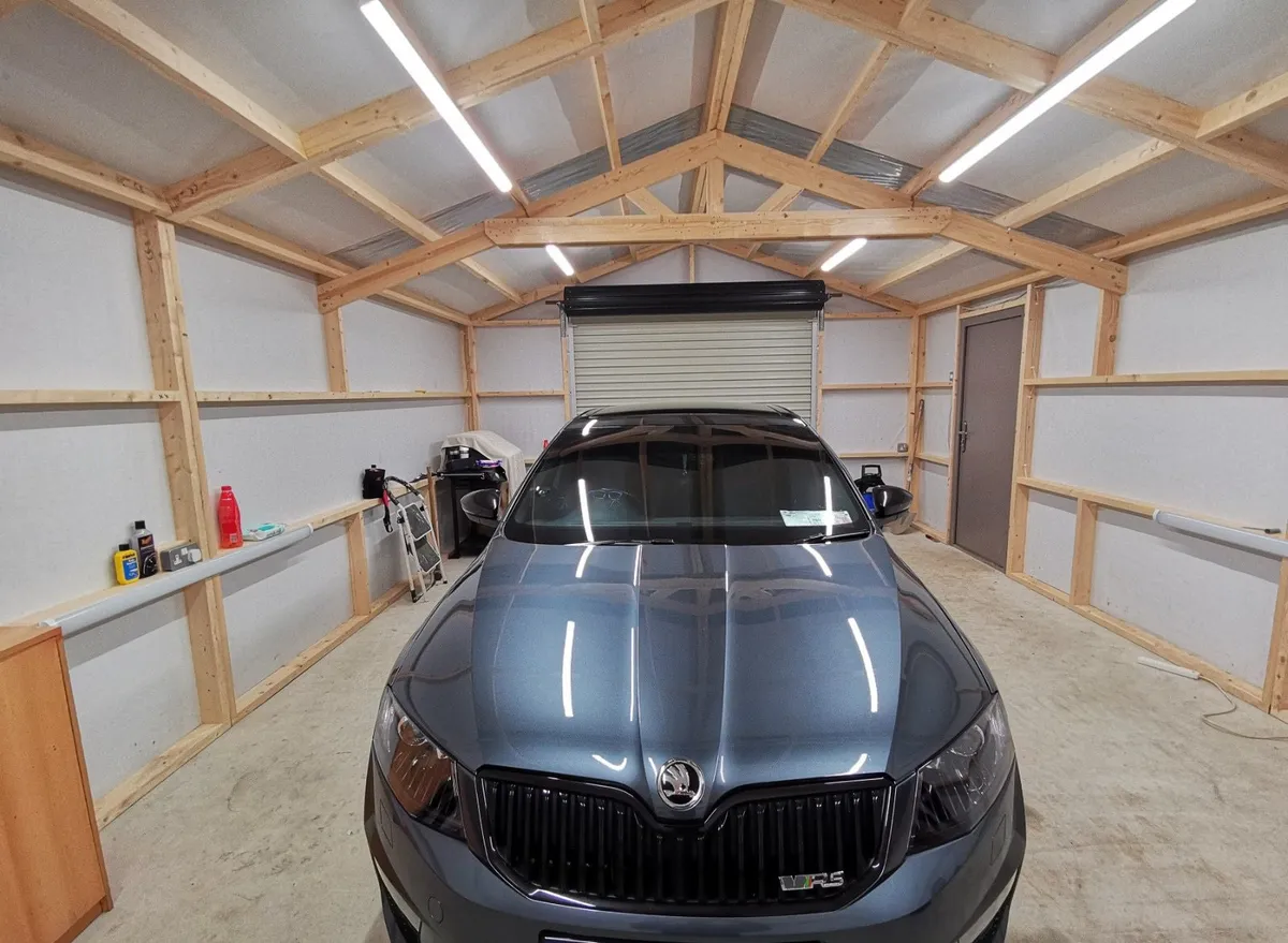 Steel Sheds ,Timber sheds with roofs for sale . - Image 1