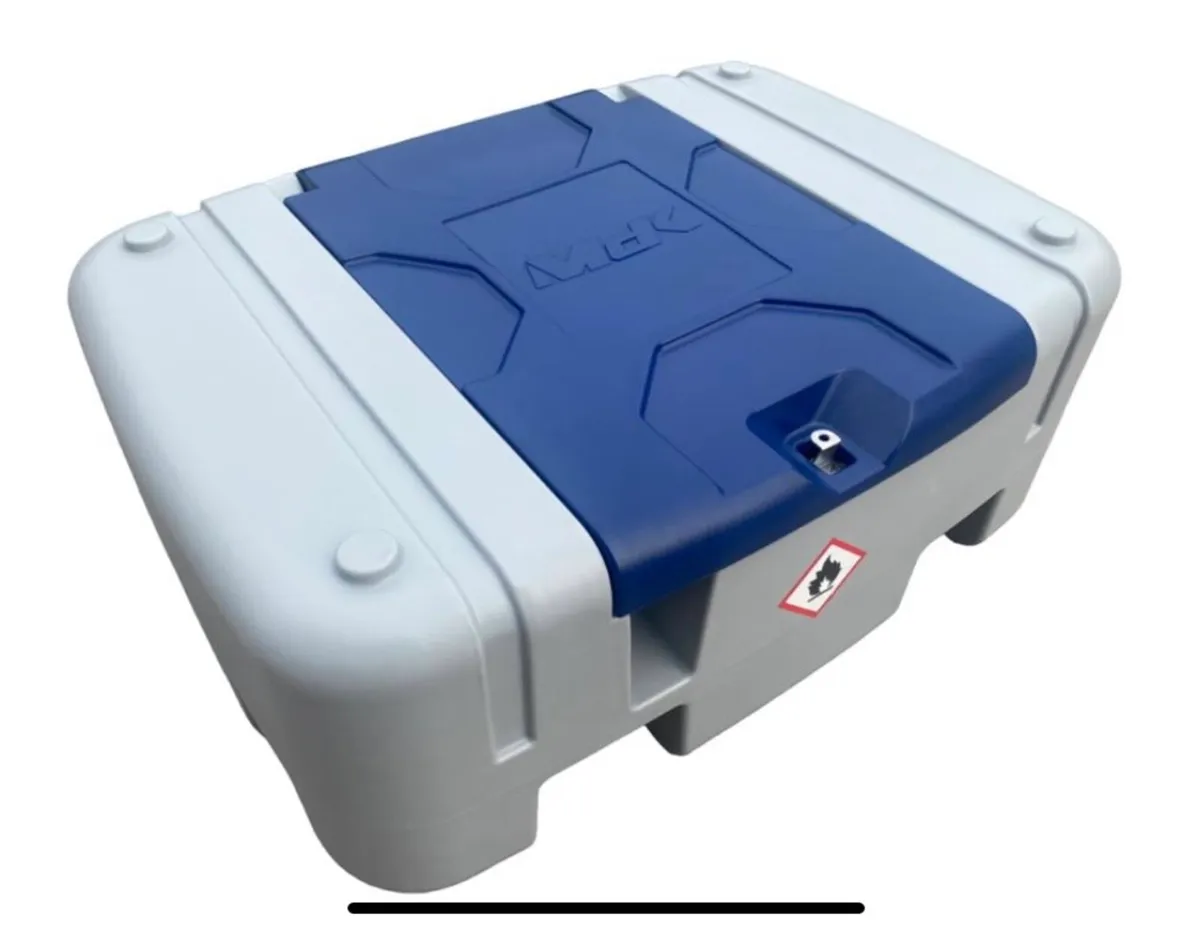 210L PORTABLE DIESEL FUEL TANK WITH 12V PUMP - Image 2