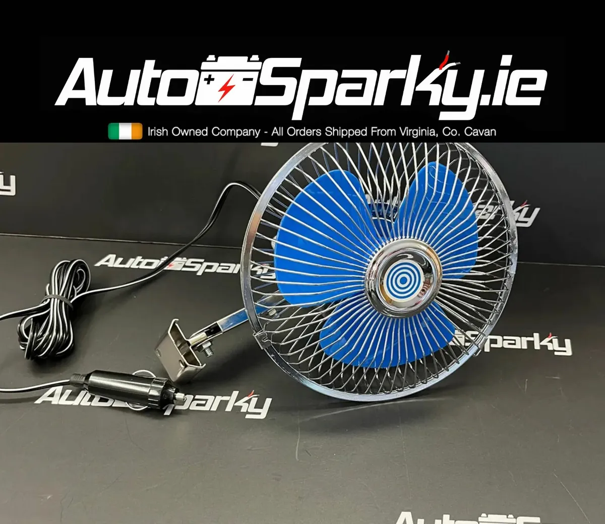 12v Cab Fans - Bolt on & Clamp www.autosparky.ie - Image 1