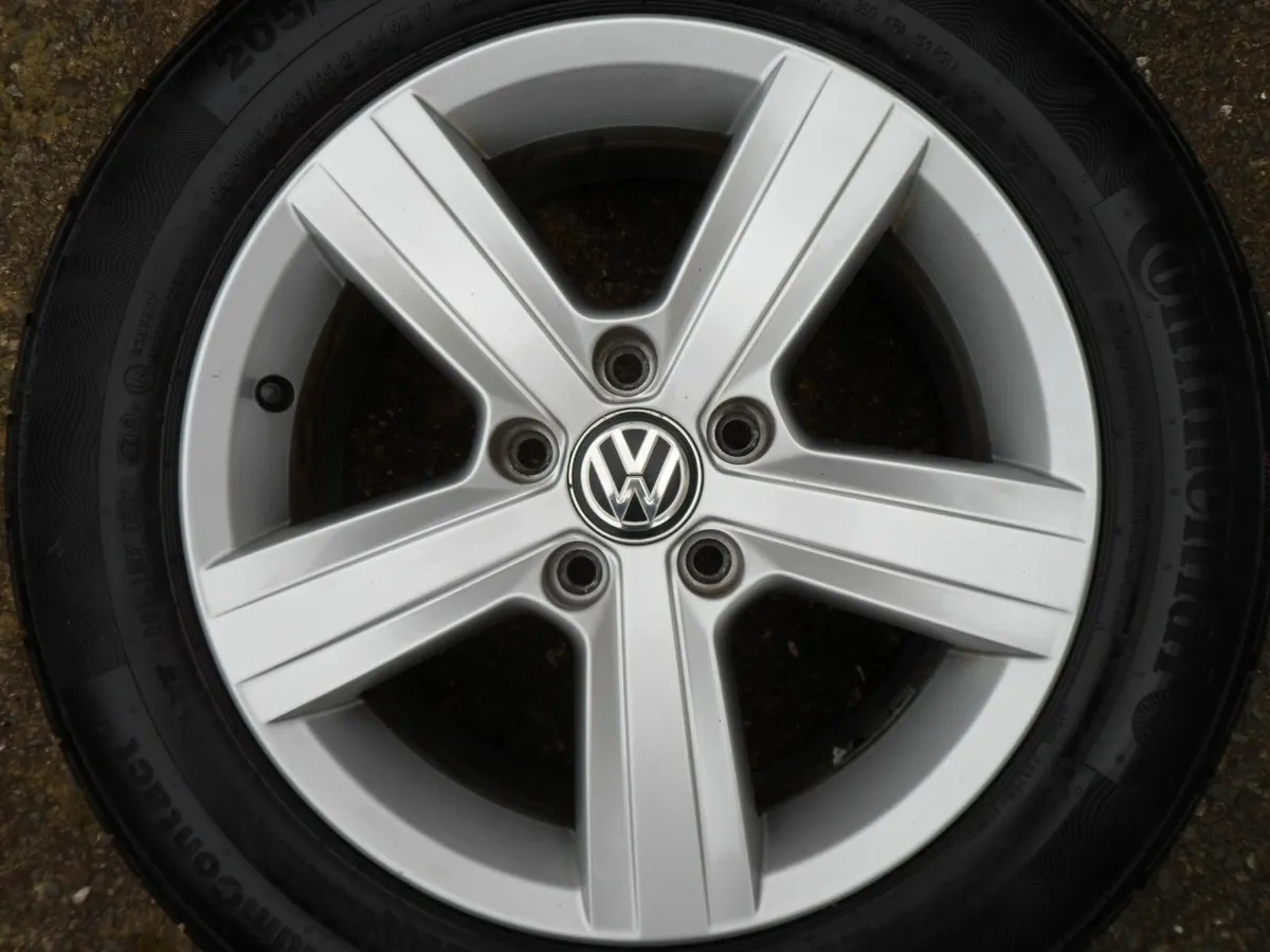 16' VW GOLF CADDY VAN ALLOY WHEELS & TYRES