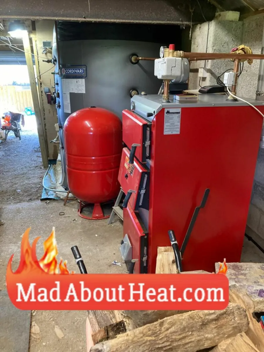 Log Burner, Biomass Boiler, Wood Boiler, - Image 3