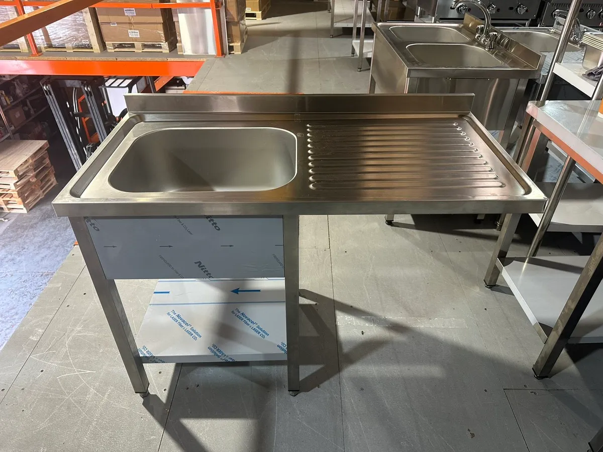 1.2m Sink with dishwasher space - Image 3
