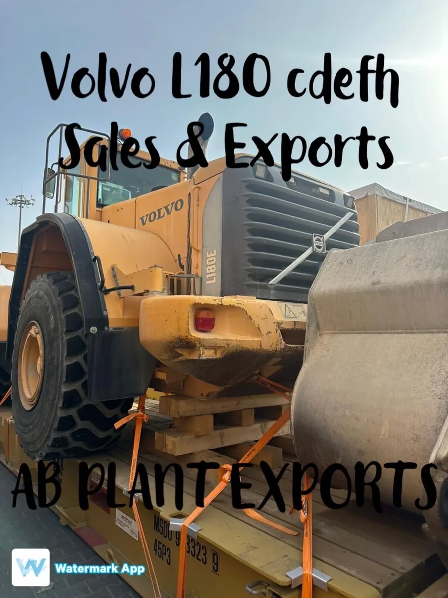 Volvo L180 c d e f h sales imports & exports - Image 1