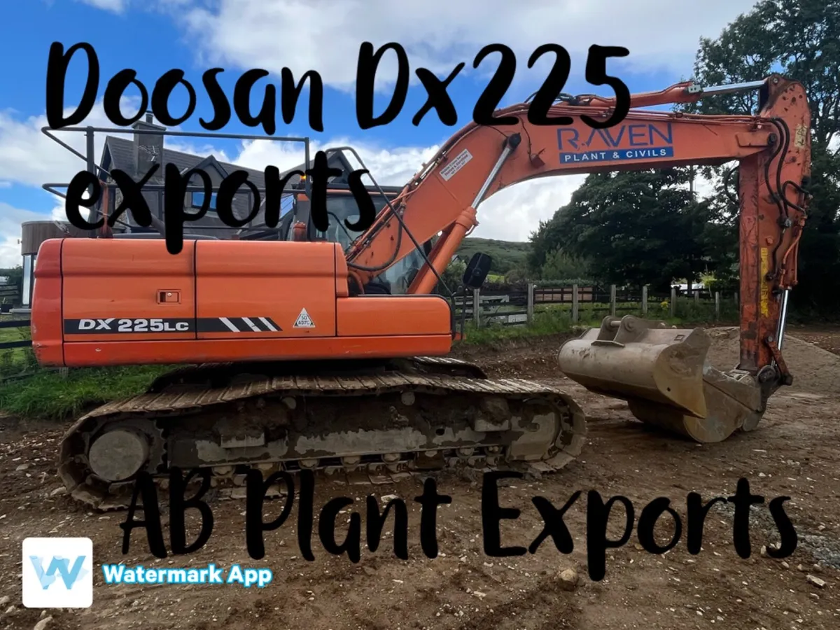 Doosan dx 225, 140 ,340,300 exports 2010 upwards - Image 1