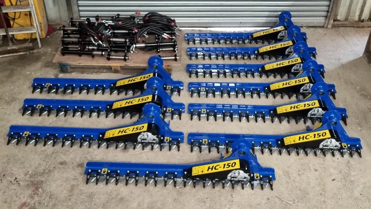 Slanetrac HC150 & HC180  Finger Bar Hedge Cutters - Image 2