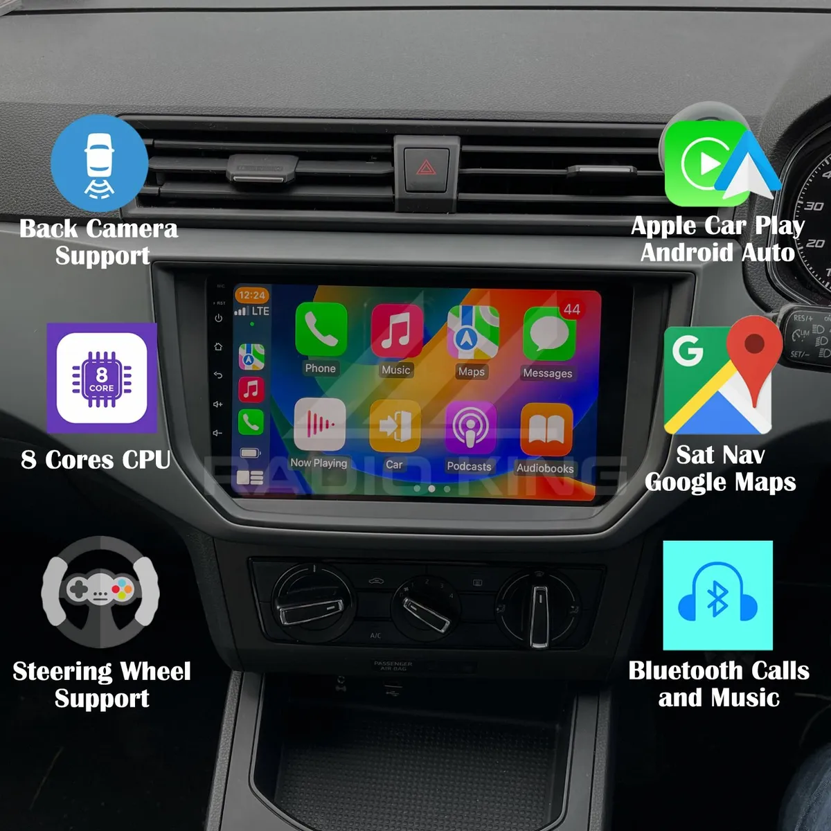 PREMIUM CARPLAY SEAT IBIZA ANDROID AUTO AUDIO - Image 1