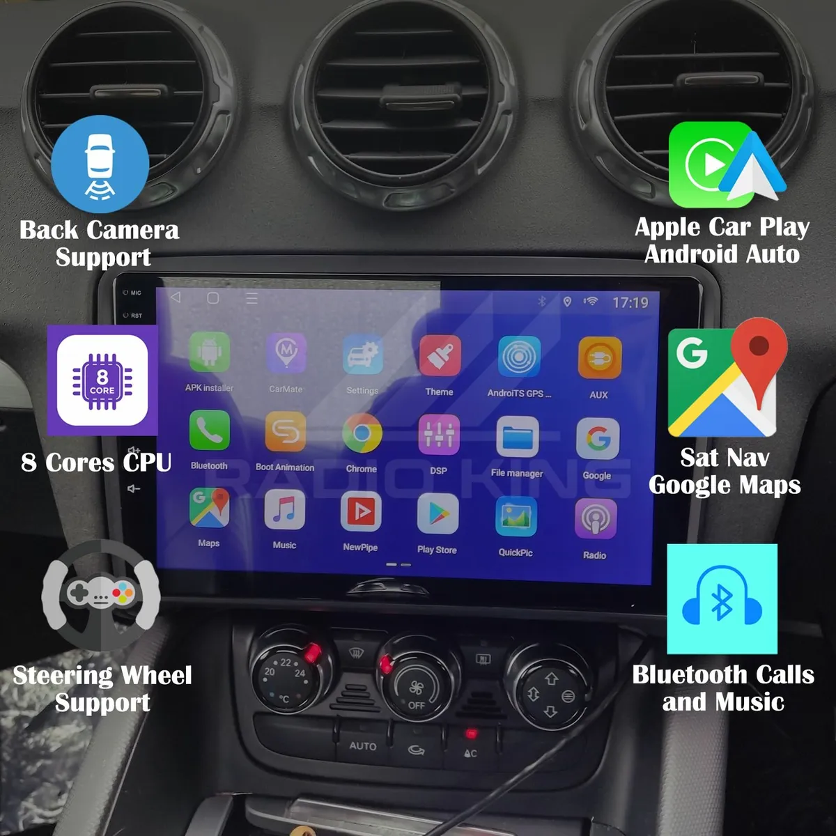 PREMIUM CARPLAY AUDI TT ANDROID AUTO RADIO - Image 1