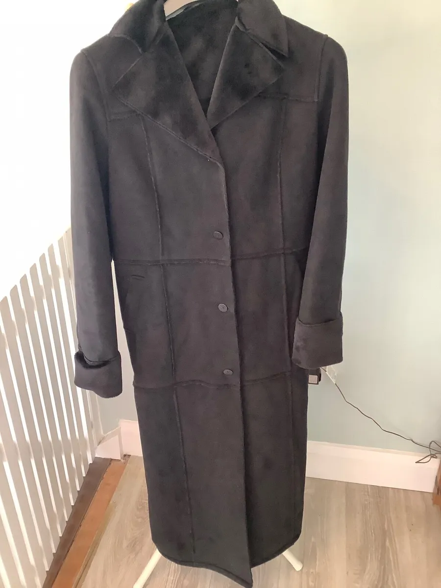 Full length suede Next coat like new - Image 1