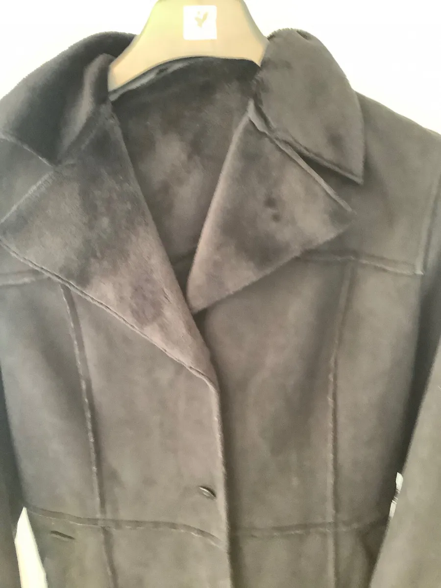 Full length suede Next coat like new - Image 4