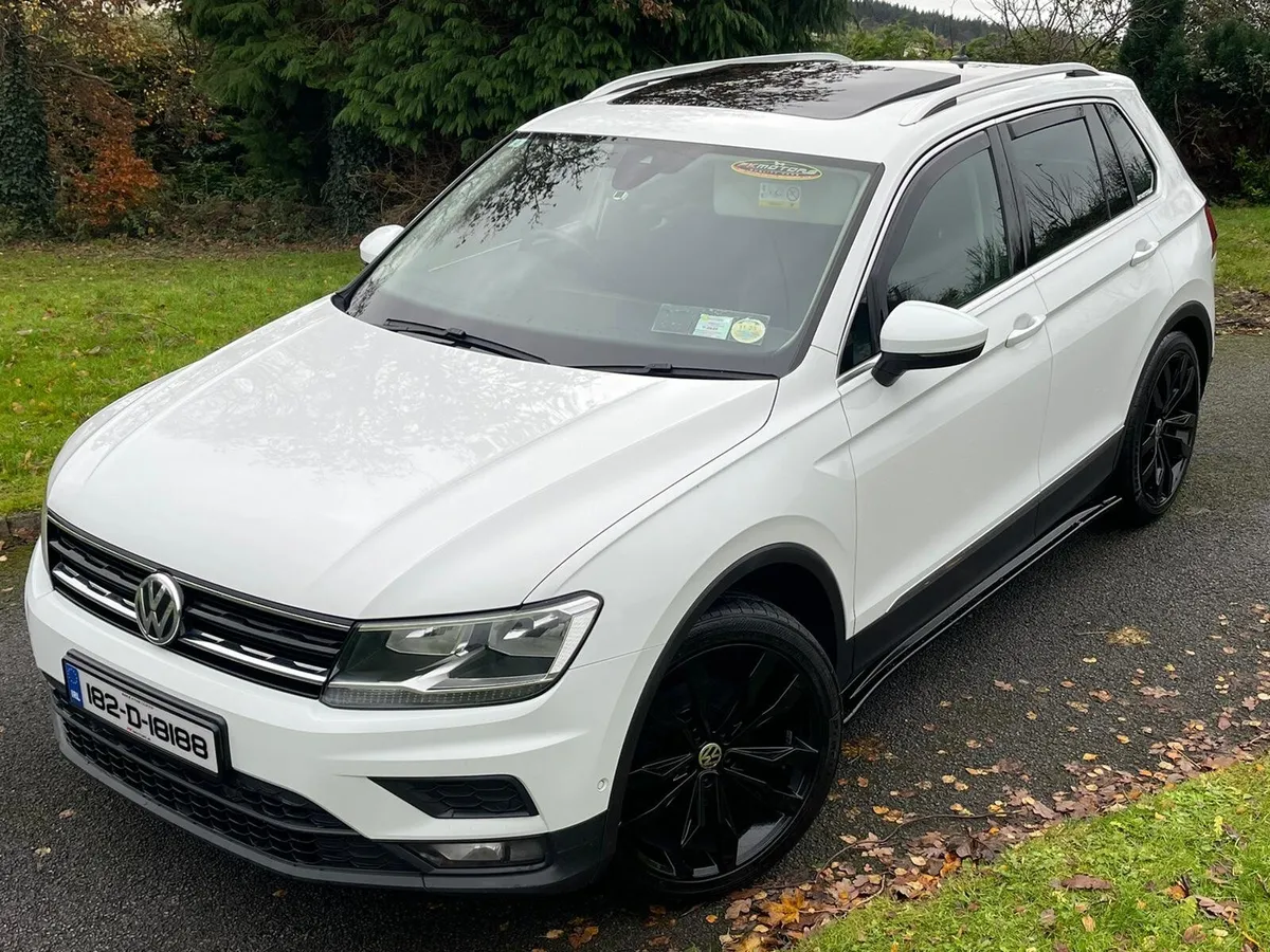 Black gloss Tiguan alloys & tyres
