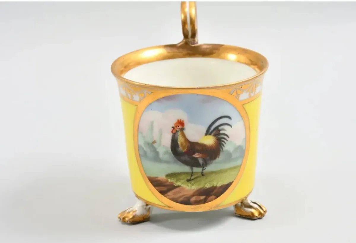 Ultra rare Old Vienna large cup and saucer1870 - Image 3