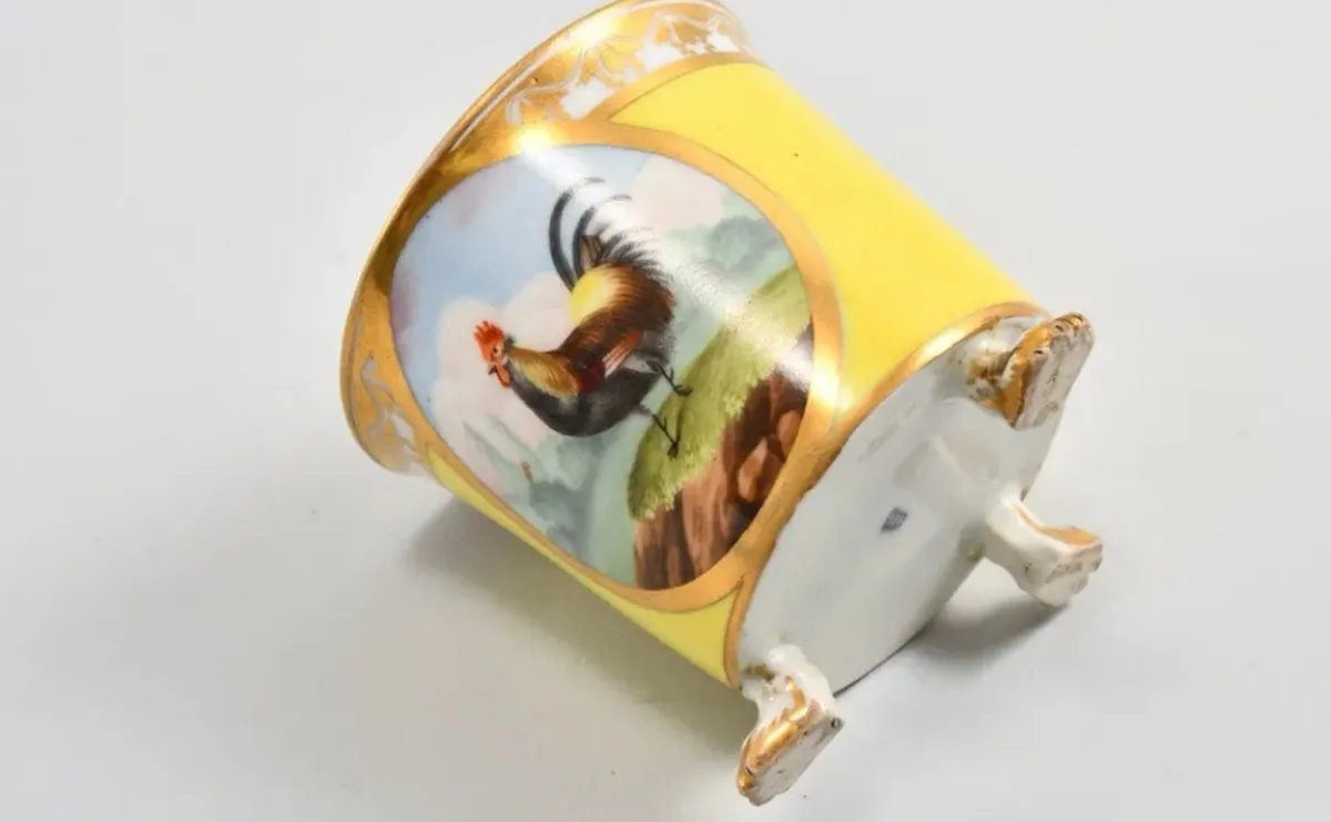 Ultra rare Old Vienna large cup and saucer1870 - Image 4