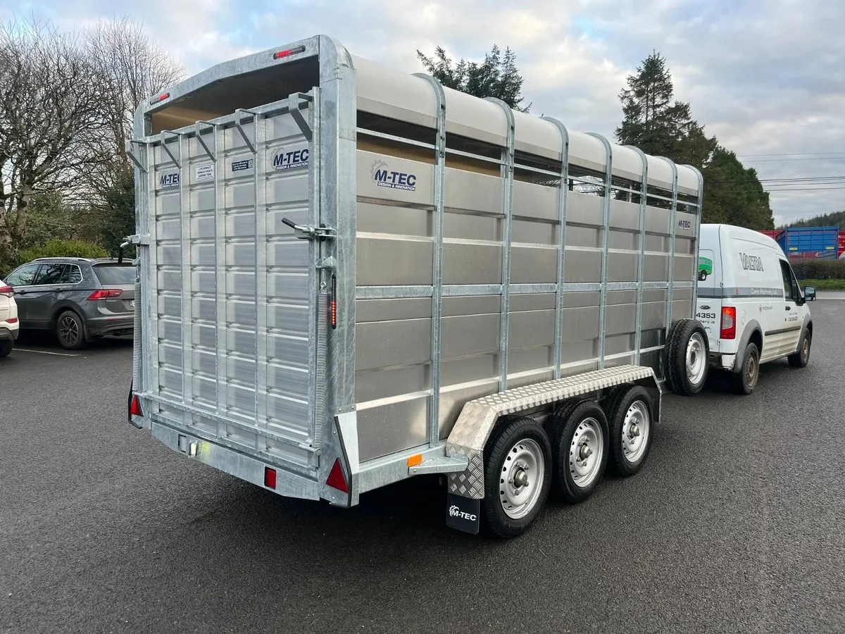 Mtec 14ft Livestock Trailer - Image 3
