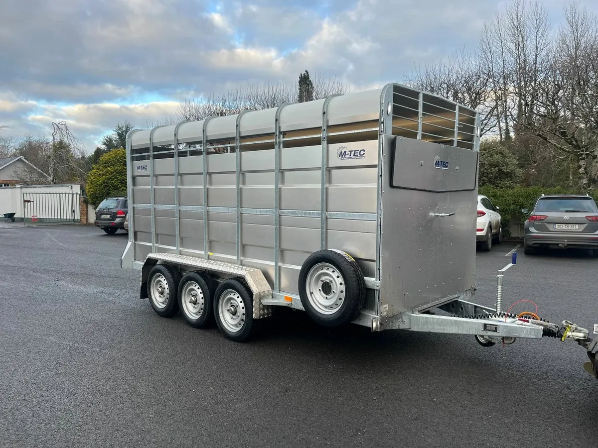 Mtec 14ft Livestock Trailer - Image 1