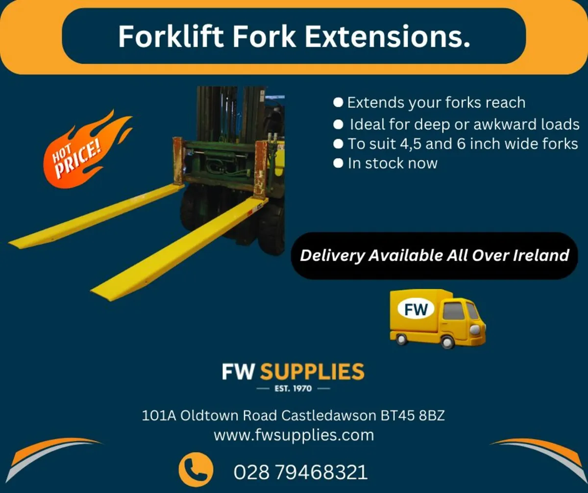 Forklift Fork Extensions - Image 1