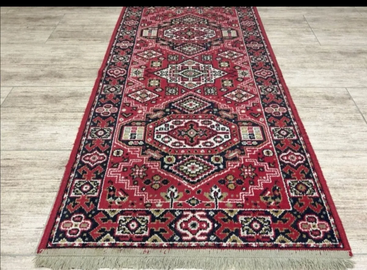 Antique P. Ersian casak Ghom Heris tabris rug - Image 1