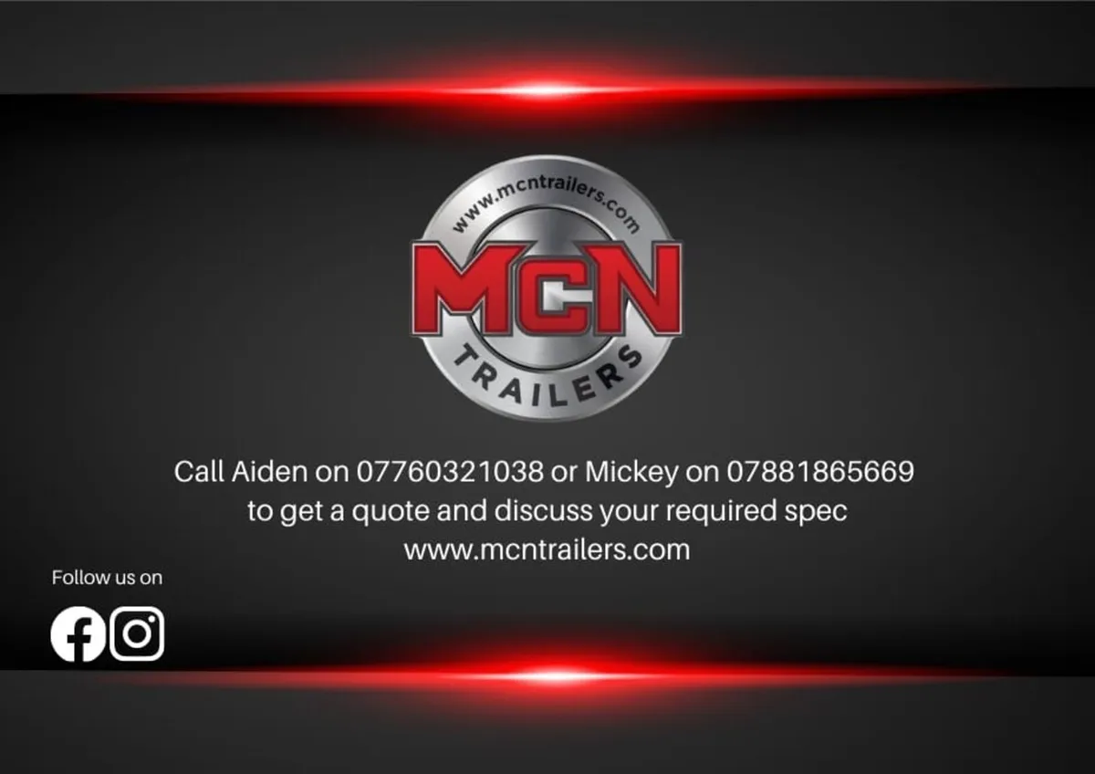 10ft x 6ft Tipper Trailer MCN Trailers - Image 2