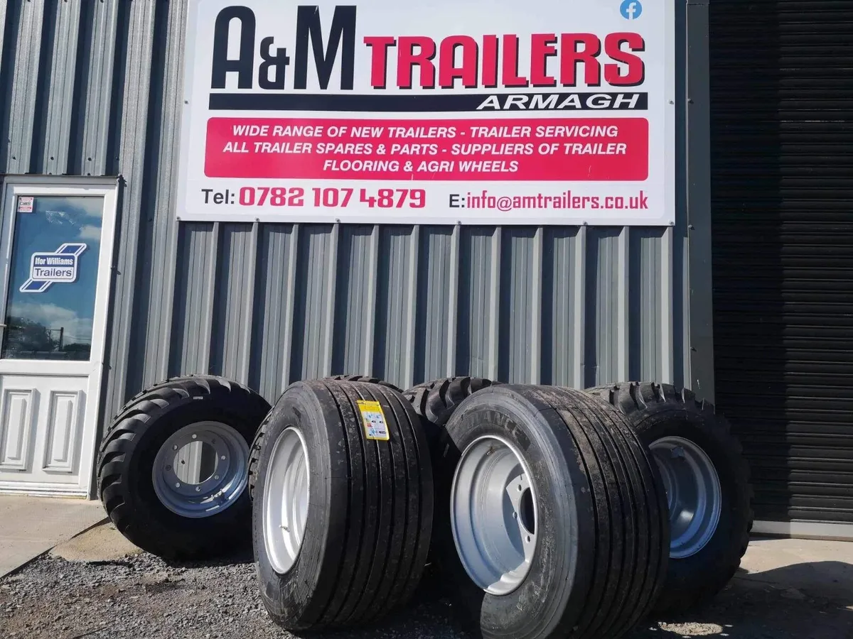 Low loader trailer wheels tyres silage trailer - Image 2