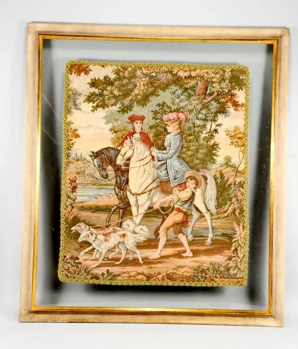 Large and beautiful antique tapestry - Image 1