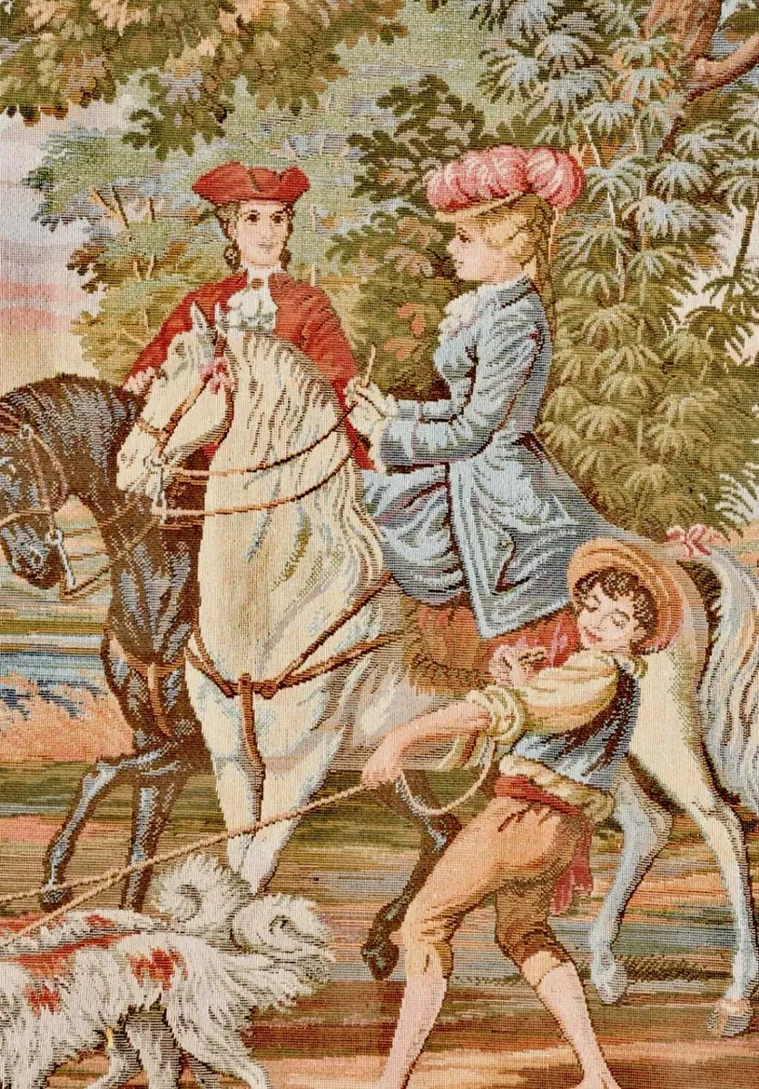 Large and beautiful antique tapestry - Image 2