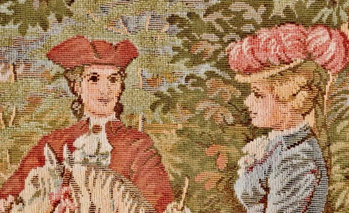 Large and beautiful antique tapestry - Image 3