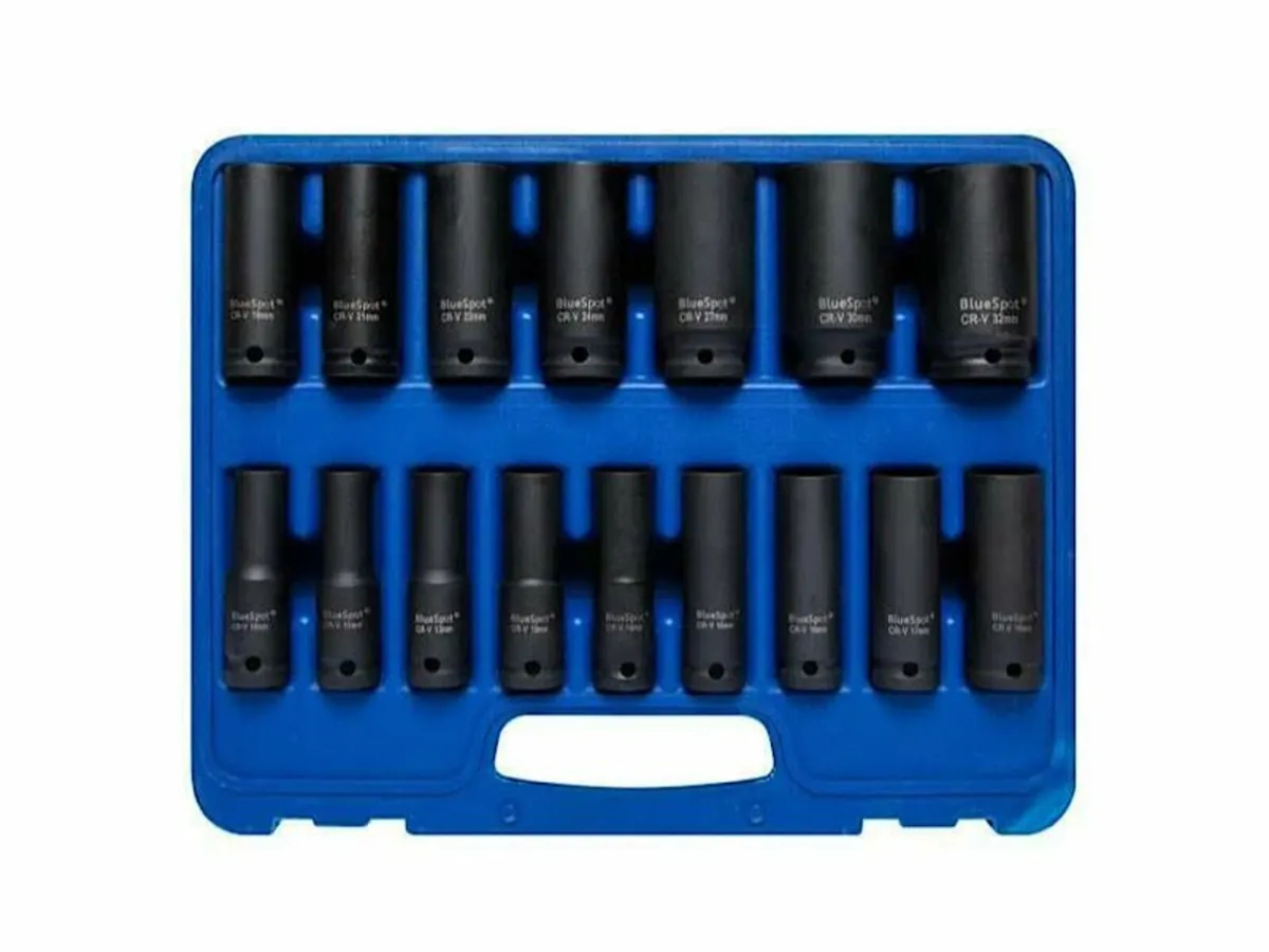 10-32mm 1/2" Impact Socket Set. - Image 1