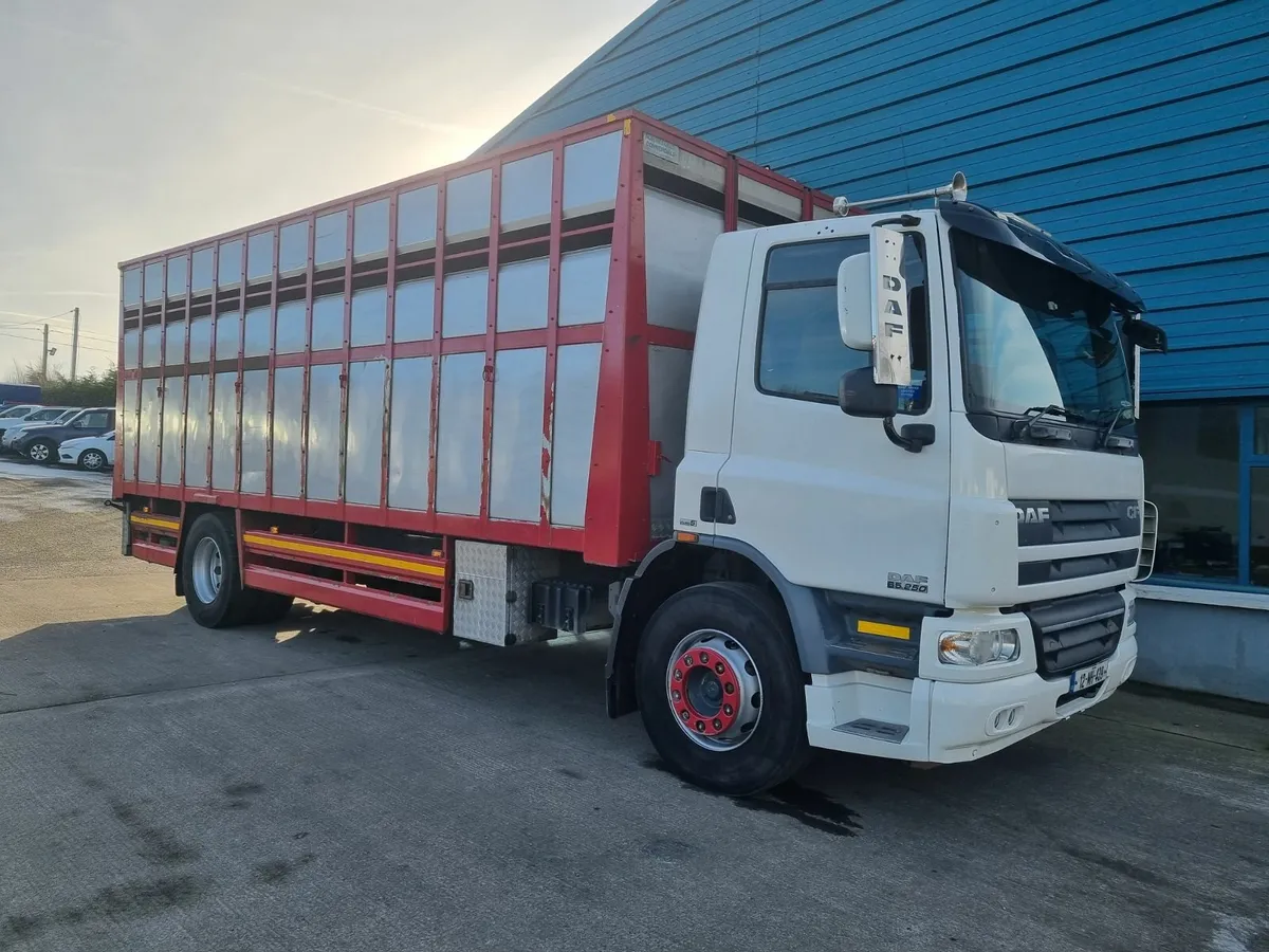 2012 DAF CF 65-250 CATTLE TRUCK - Image 1