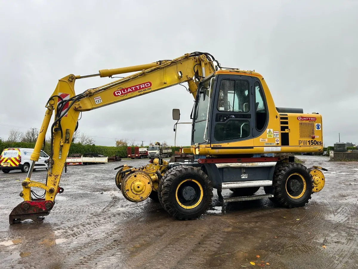 2003 Komatsu PW150 Road Railer - MULLANS - Image 4