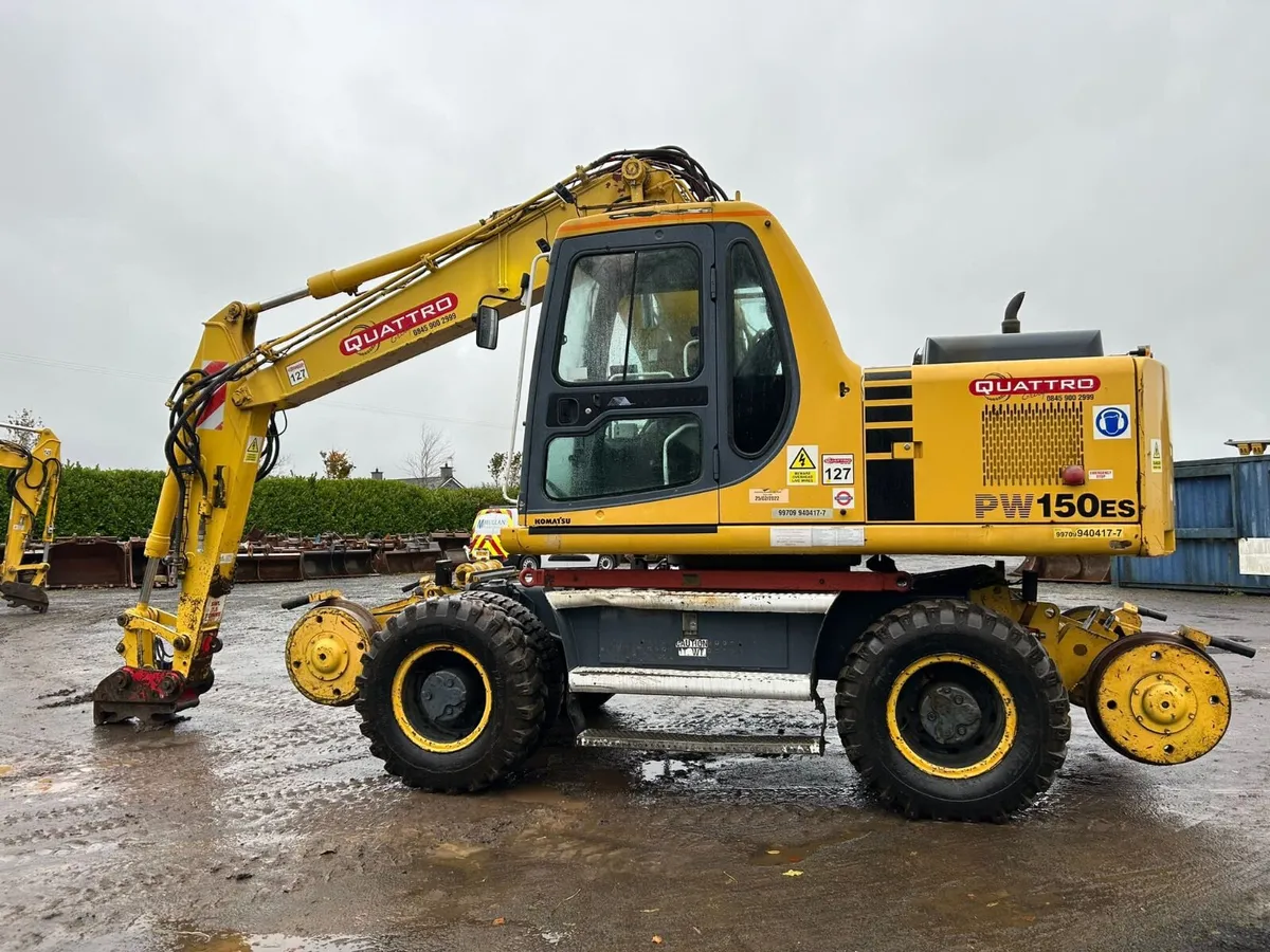 2003 Komatsu PW150 Road Railer - MULLANS - Image 2