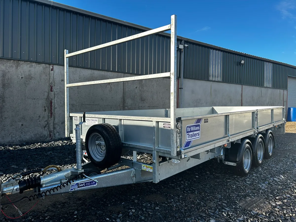 New Ifor Williams 16x6'6 Dropside - Image 1