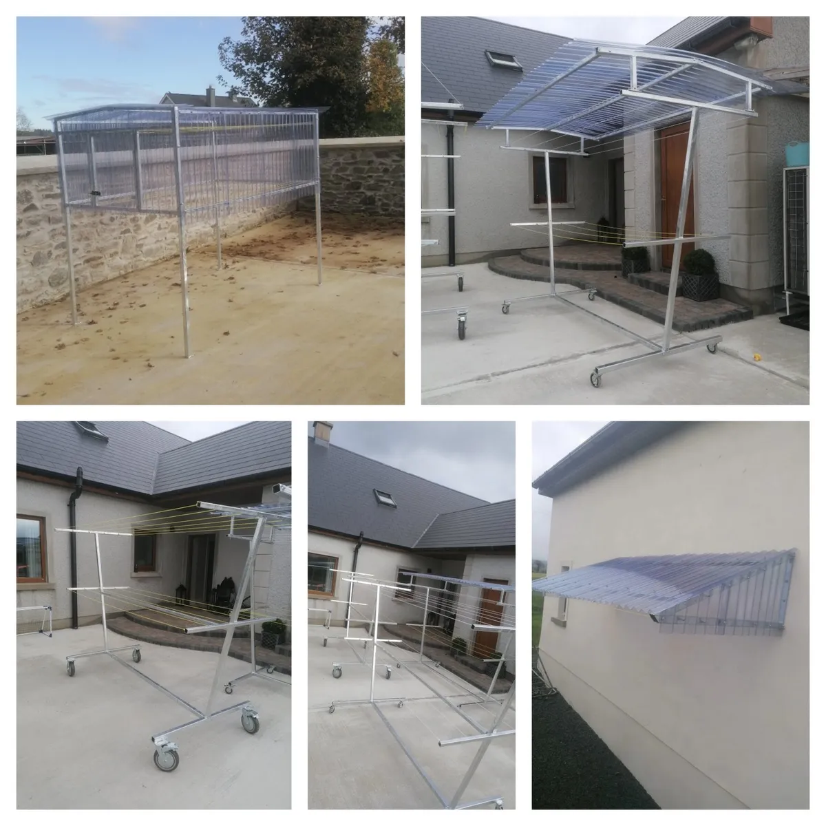 Mobile clothes line clothesline - Image 2