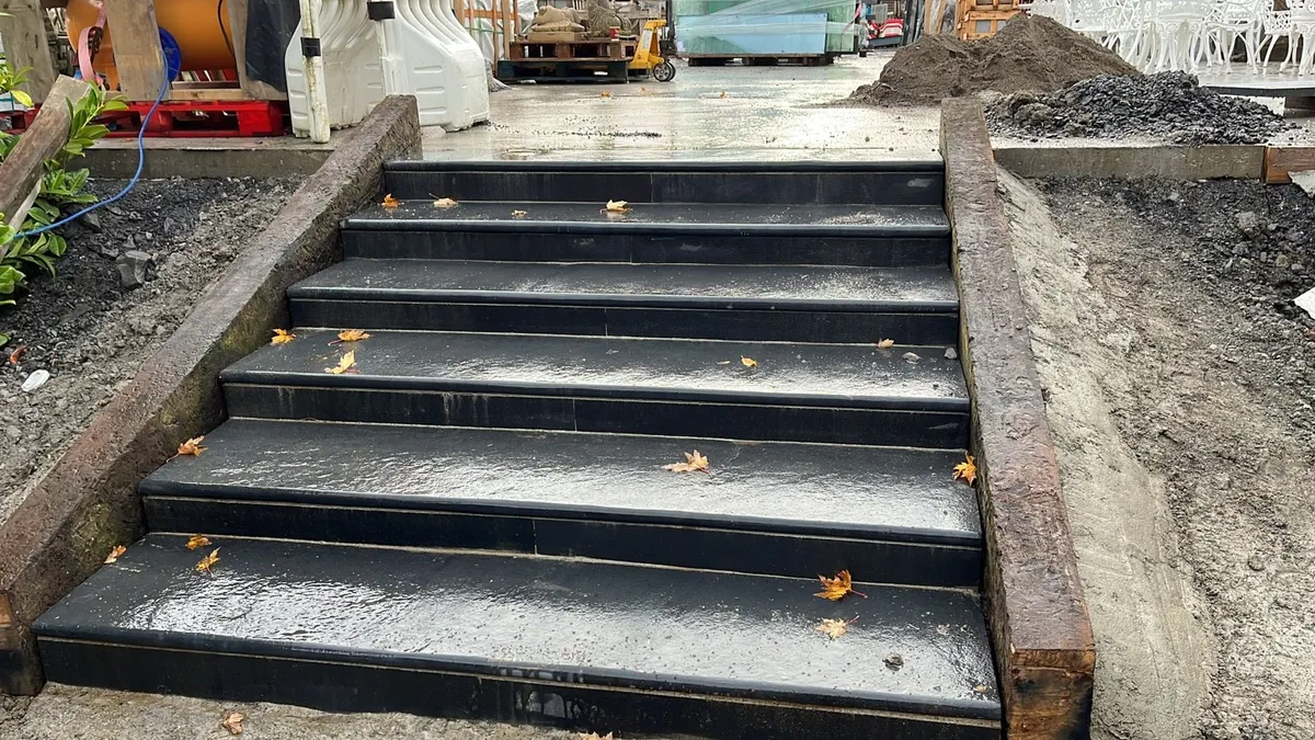 Black Limestone Steps - Image 3