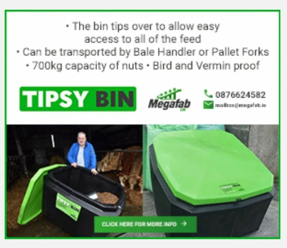 Meal Bin Tipsy Bin - ACRES Compatible - Image 2