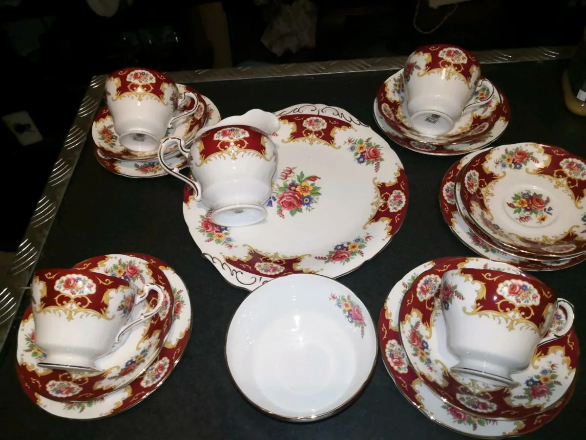 Paragon fine bone china teaset 1930s - Image 2