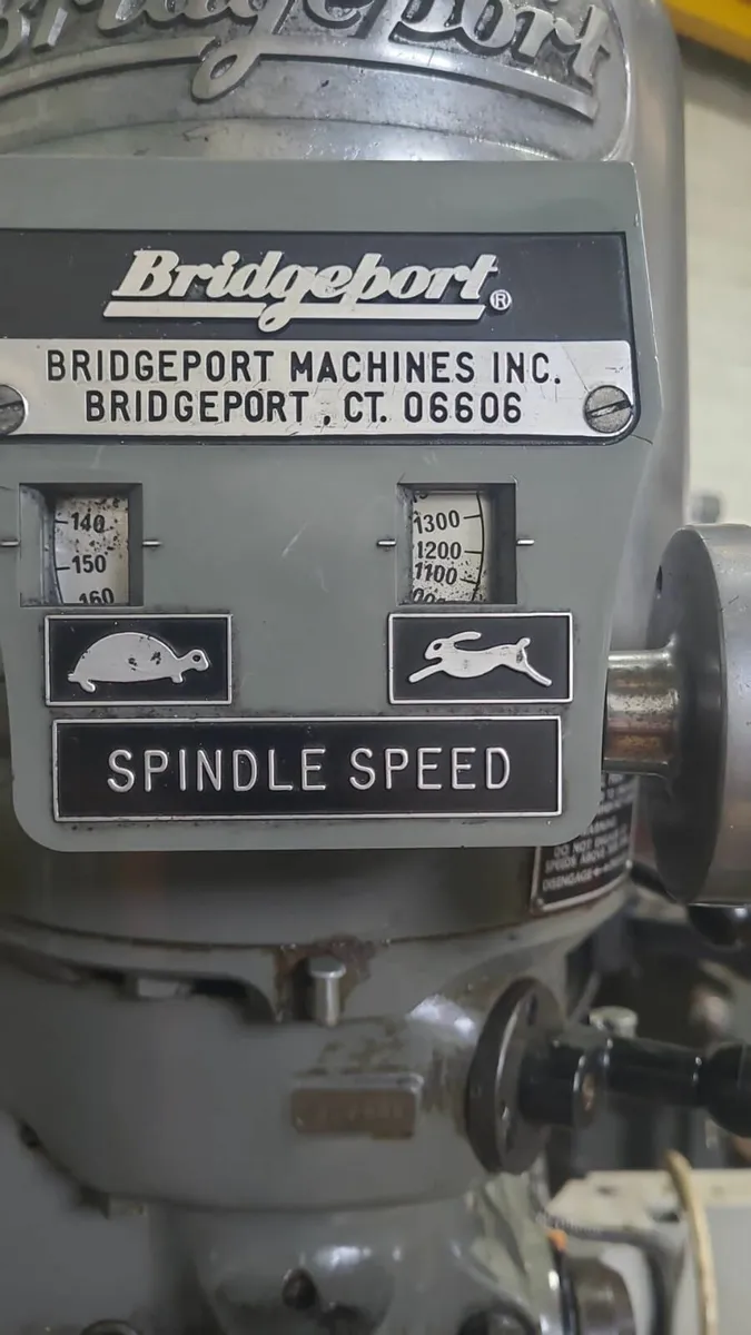 Bridgeport Mill - Late Model - Image 2