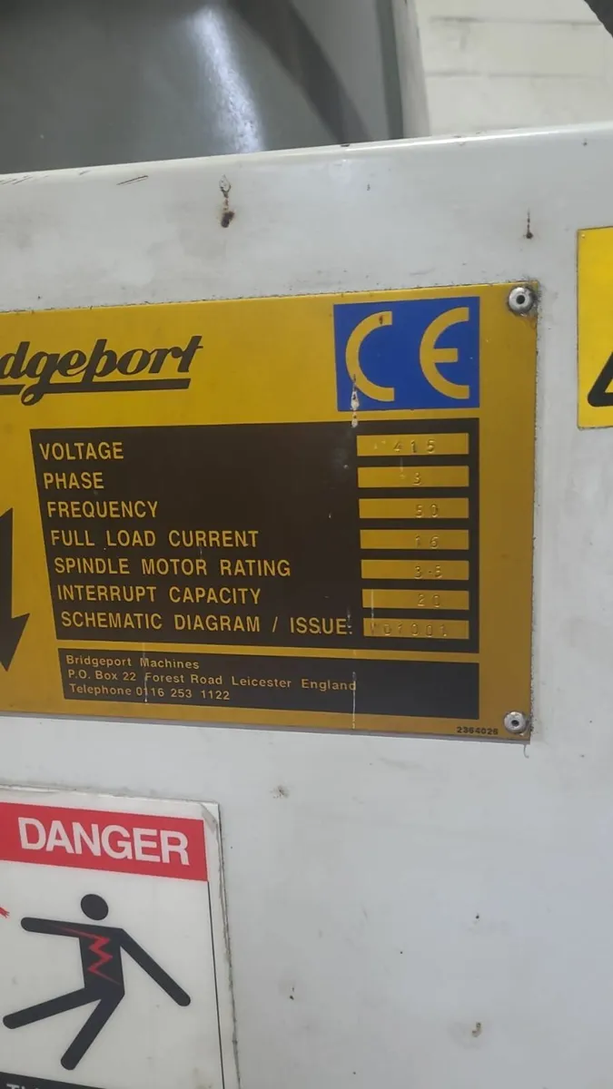 Bridgeport Mill - Late Model - Image 3