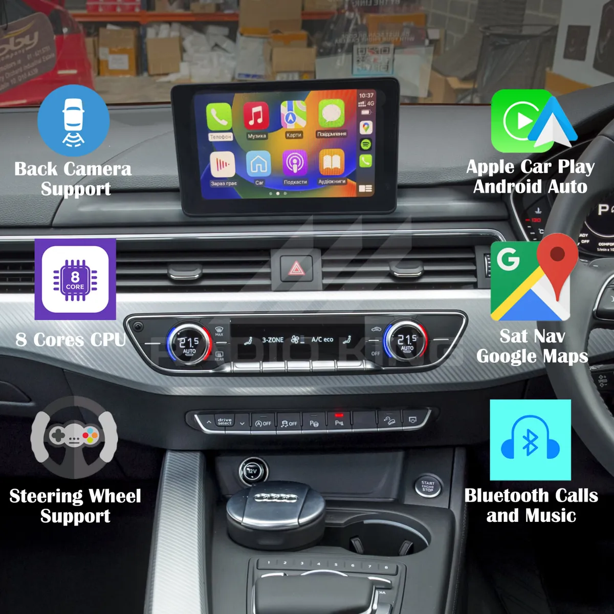 PREMIUM CARPLAY AUDI A4 ANDROID AUTO CarPlay SYSTE - Image 1