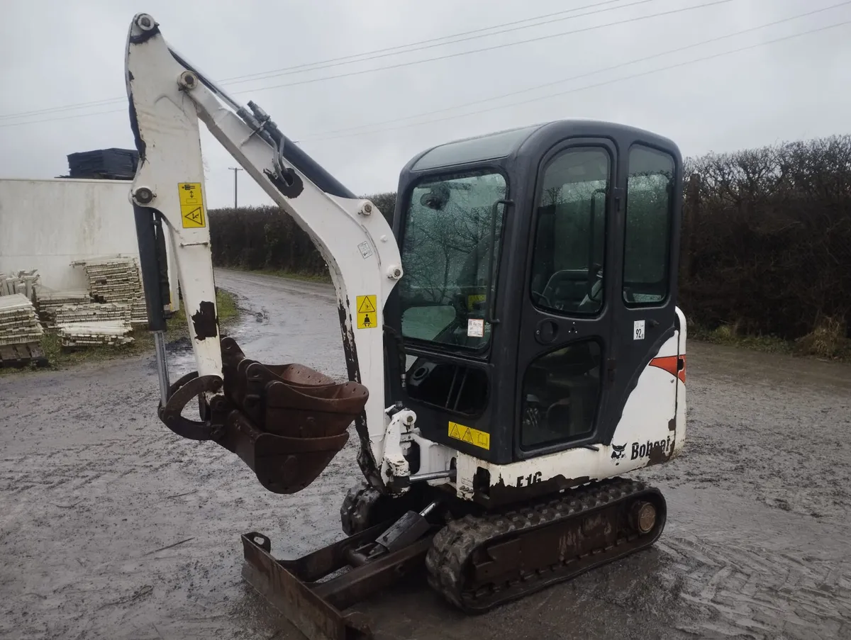 Bobcat 1.6 Ton Mini Digger - Image 1