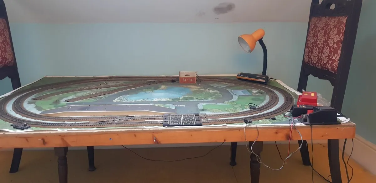 Vintage train set up board - Image 4