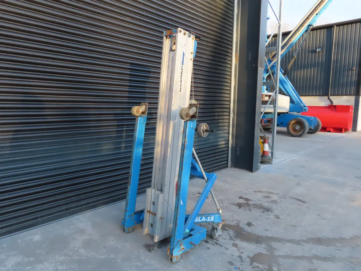 Genie SLA15 Material Push Around Lift CHOICE OF 10 - Image 2