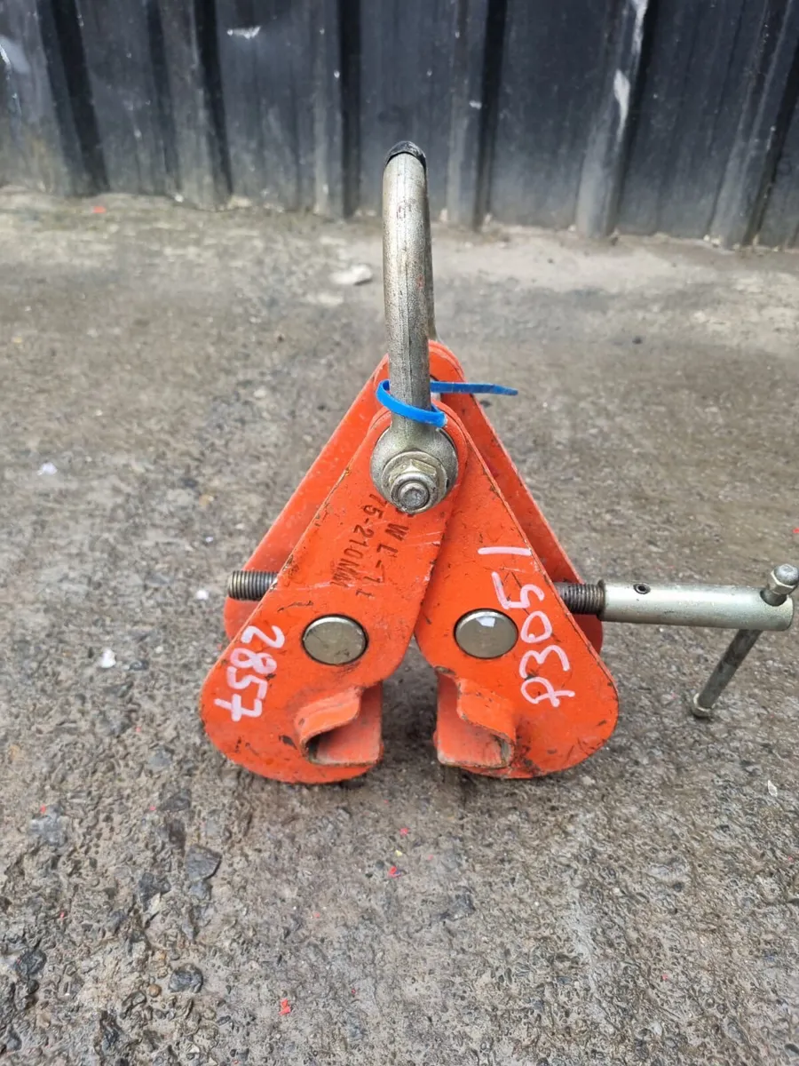 Large Selection of Beam Clamps and Girder Trolleys - Image 1
