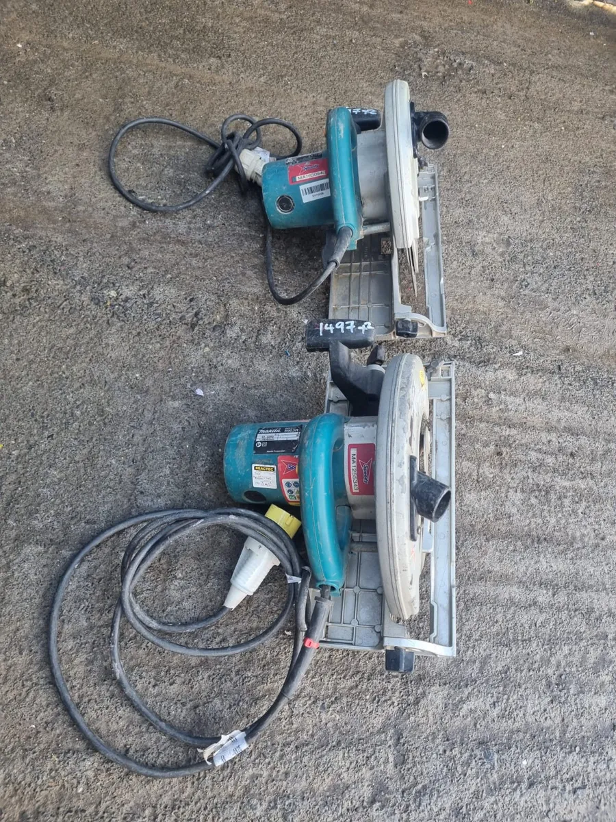 Choice of 2 Makita 110v Saws - Image 2
