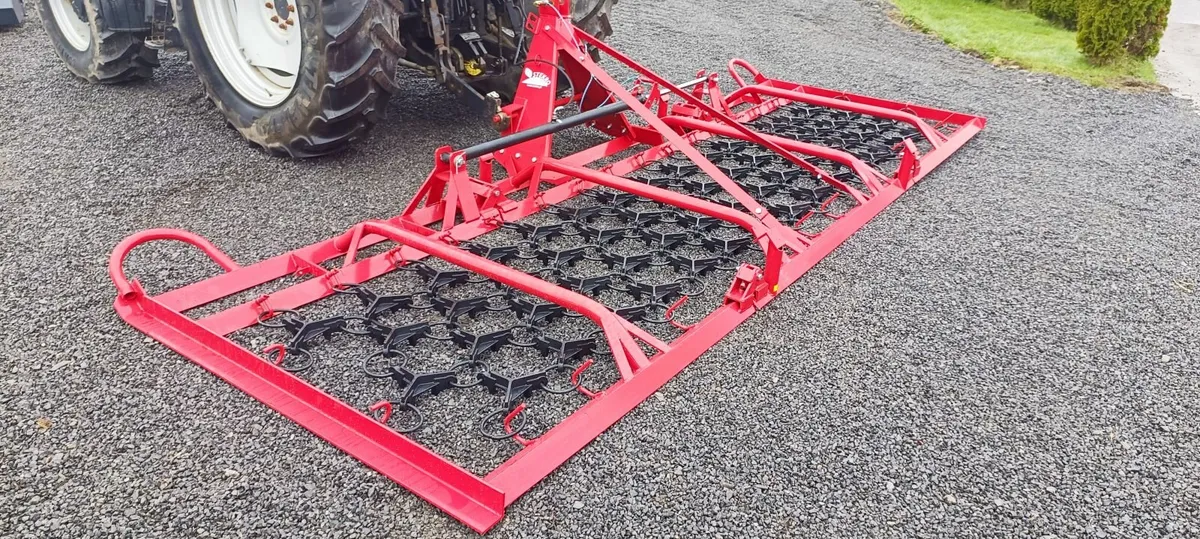 STEKRO Chain Harrows 4 Meter Hyd Fold £1200+vat - Image 2
